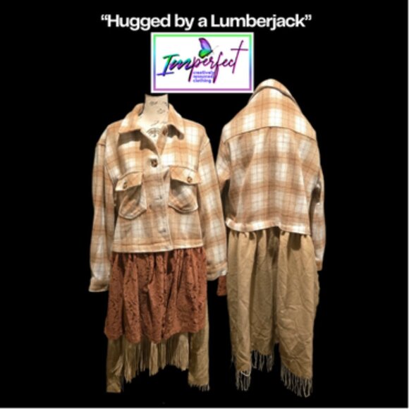 Upcycled Heavy Flannel Shacket - Picture 1 of 2